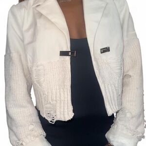 Balboa Cropped Knit Blazer